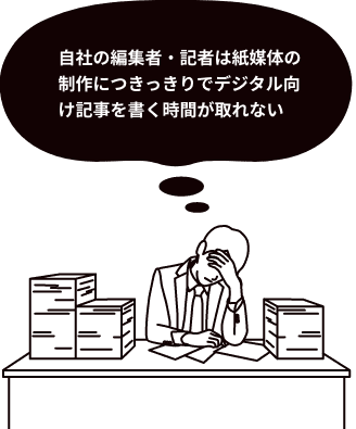 広告以外の収益源を考えろと、上司から言われているが、誰に相談したら良いかわからない